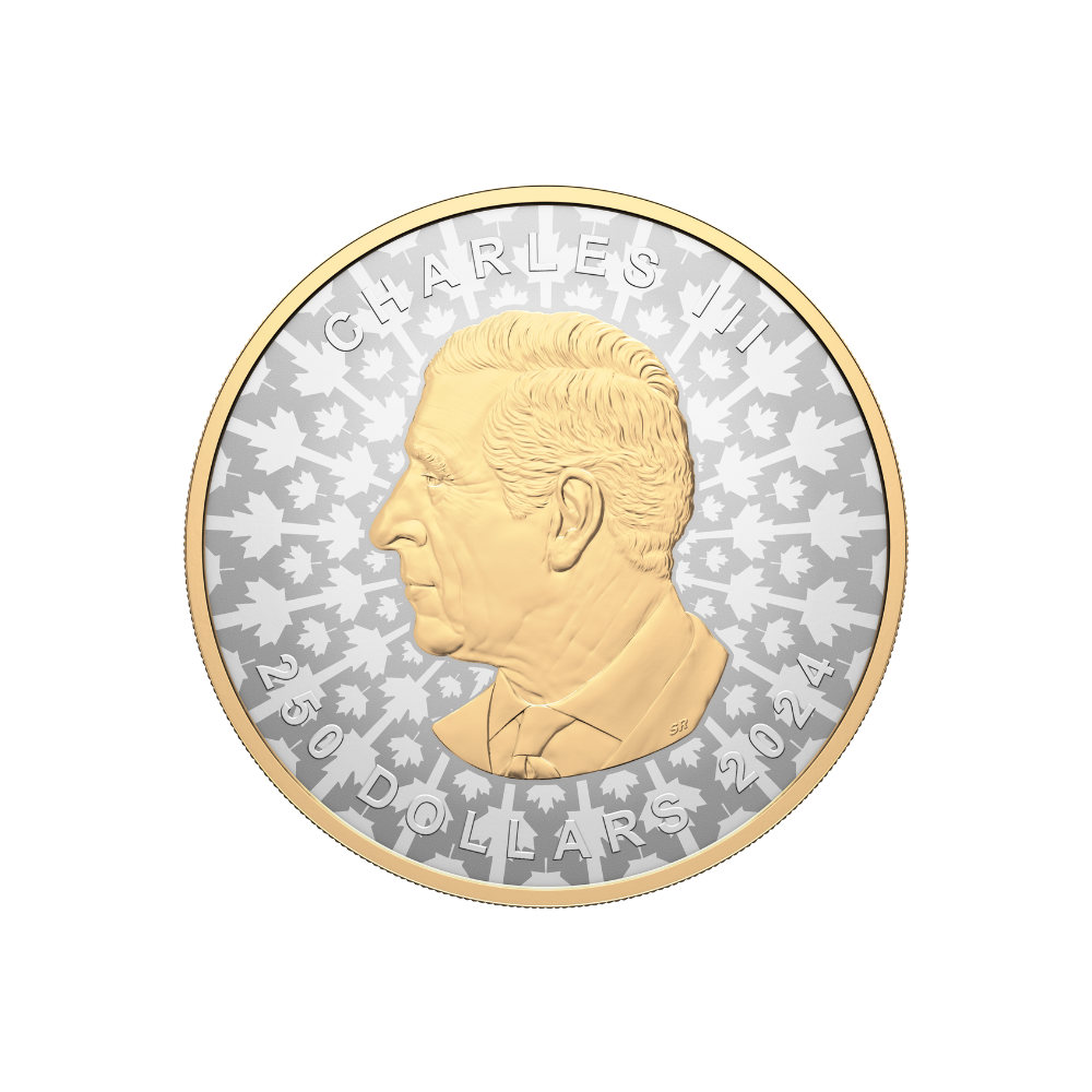 SUPER INCUSE SILVER MAPLE LEAF 1 Kilo Silver Coin $250 Canada 2024