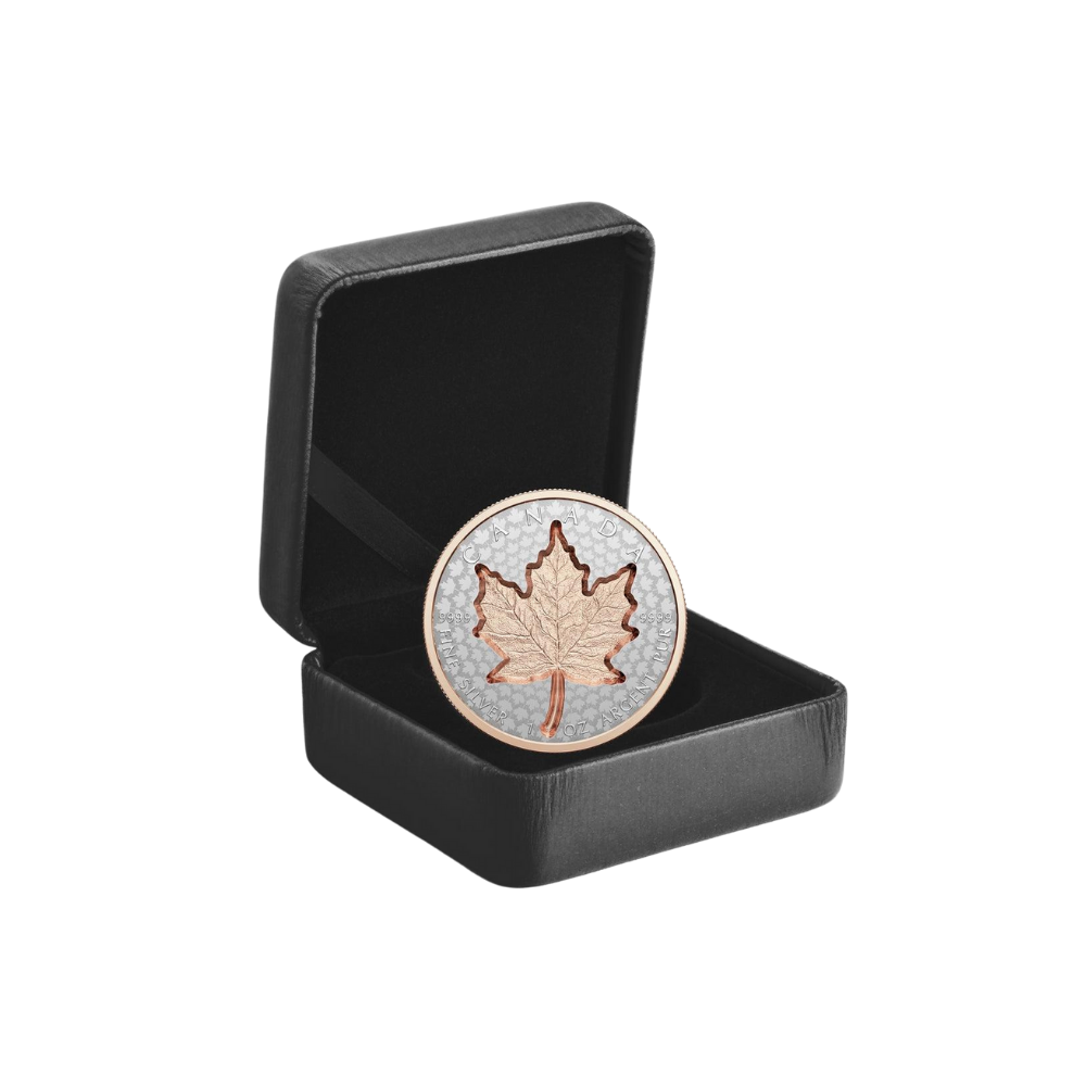 SUPER INCUSE SILVER MAPLE LEAF 1 Oz Silver Coin $20 Canada 2022