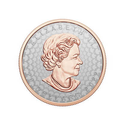 SUPER INCUSE SILVER MAPLE LEAF 1 Oz Silver Coin $20 Canada 2022