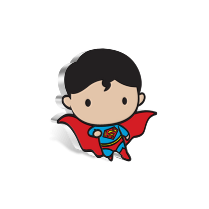 SUPERMAN™ FLYING Premium Number Chibi 1 Oz Silver Coin $2 Niue 2021