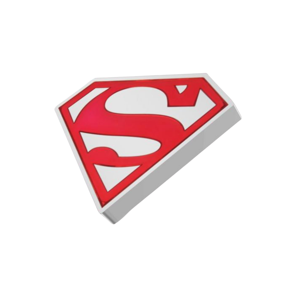 SUPERMAN™ Logo 1 Oz Silver Proof Coin $2 Niue 2021
