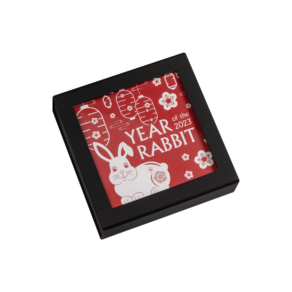 SWEET RABBIT Lunar Collection 1 Oz Silver Coin 1000 Togrog Mongolia 2023