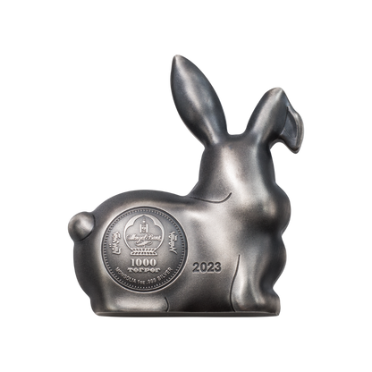 SWEET RABBIT Lunar Collection 1 Oz Silver Coin 1000 Togrog Mongolia 2023