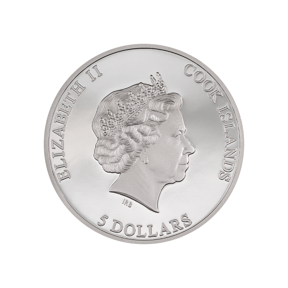 SYDNEY Big City Lights 1 Oz Silver Coin $5 Cook Islands 2023