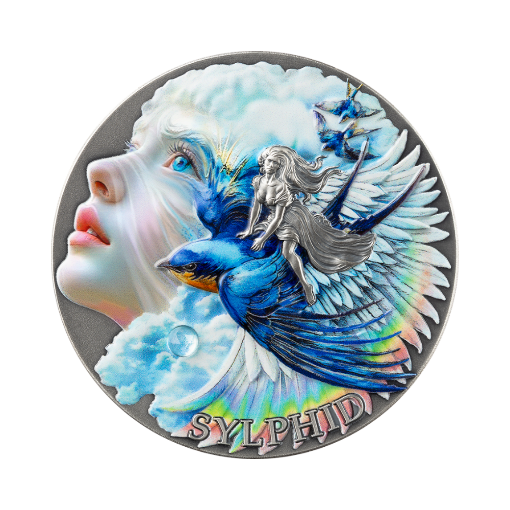 Sylphid Nature Spirits 2 Oz Silver Coin 2027 Mint XXI
