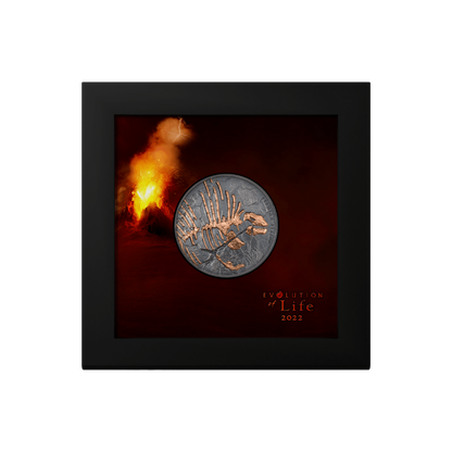 SYNAPSIDA Evolution of Life 1 Oz Silver Coin 500 Togrog Mongolia 2022