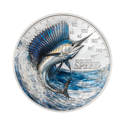 Sailfish Born for Speed 1 Oz Silver Coin 2026 CIT