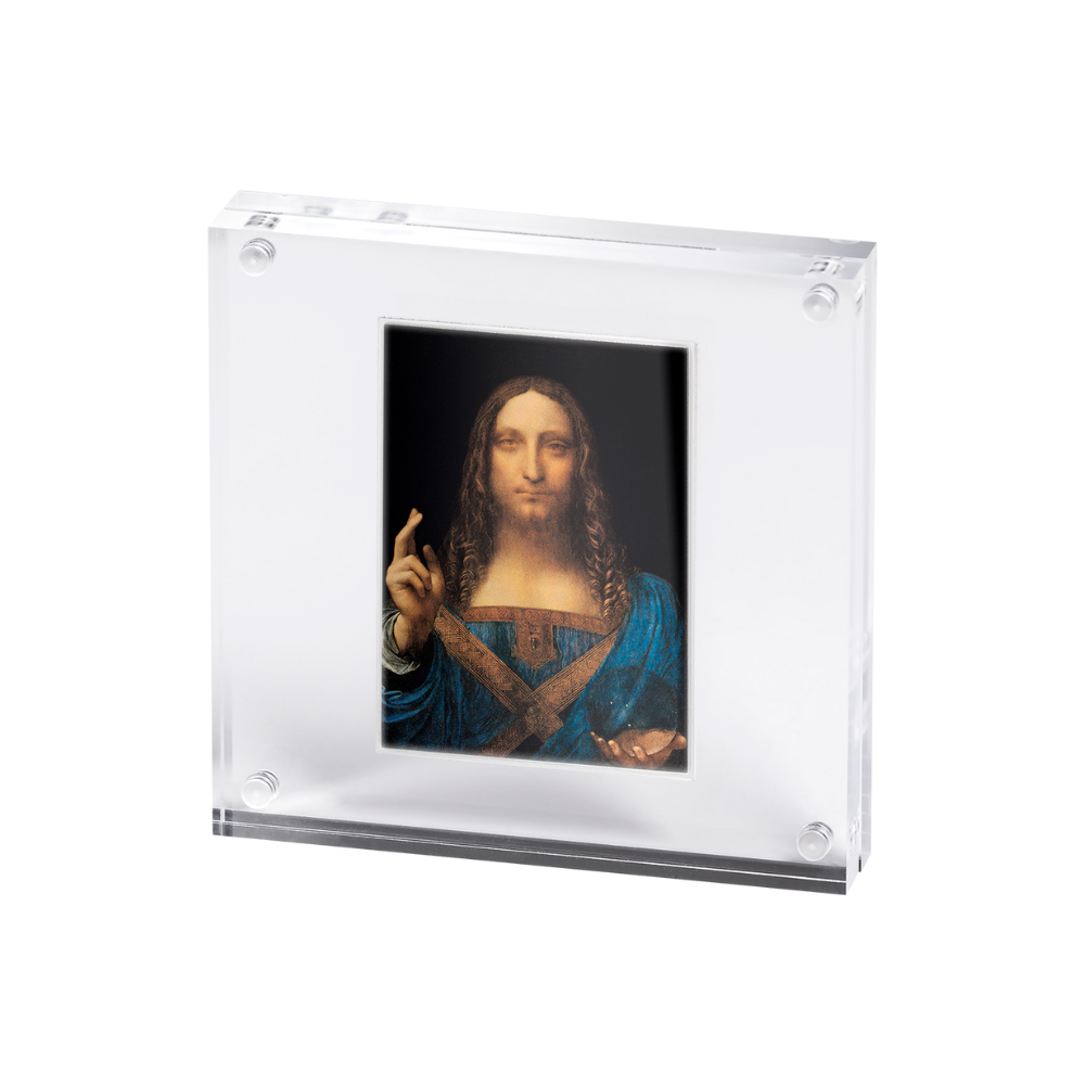 Salvator Mundi Da Vinci 1 Oz Silver Coin 2026 MINT XXI