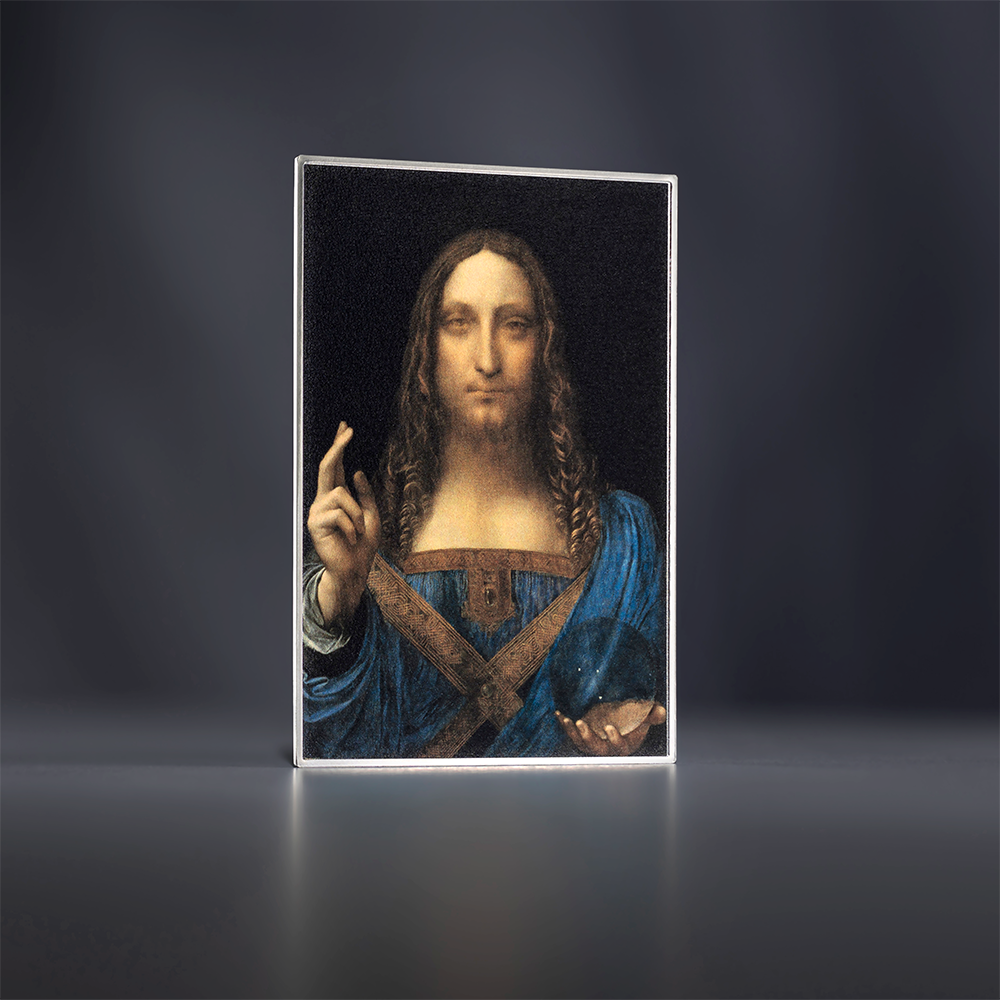 Salvator Mundi Da Vinci 1 Oz Silver Coin 2026 MINT XXI