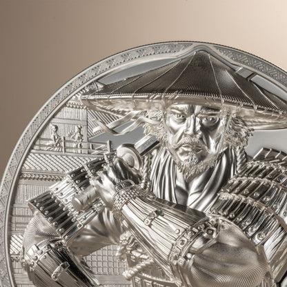 Samurai 5 Oz Silver Coin 2025