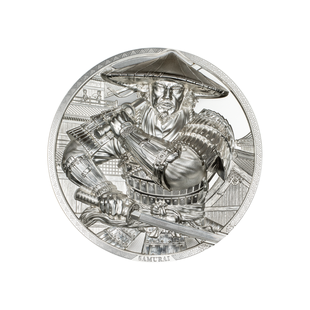 Samurai 5 Oz Silver Coin 2025