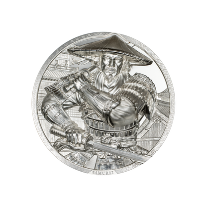 Samurai 5 Oz Silver Coin 2025