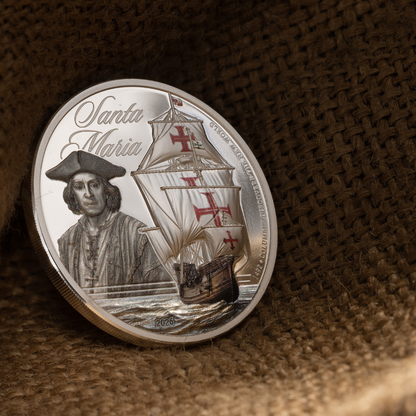 Santa Maria Legends of The Seas 1 Oz Silver Coin 2026 CIT COIN INVEST AG