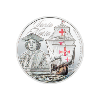 Santa Maria Legends of The Seas 1 Oz Silver Coin 2026 CIT COIN INVEST AG