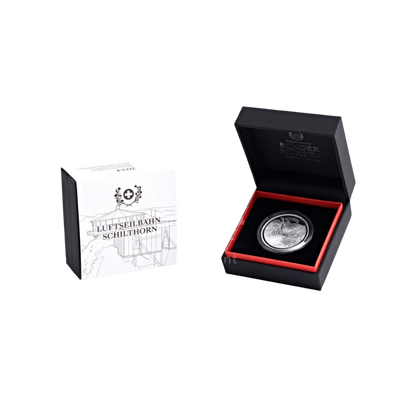 Schilthorn Swiss Aerial Cableways Series Silver Proof Coin 2024