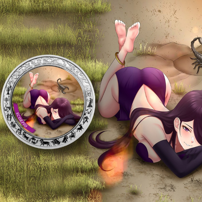 Scorpio Anime Zodiac series 1 Oz Silver Coin 2025 popcoins