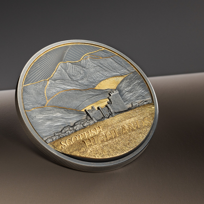 Scottish Highlands Golden Landscapes 2 Oz Silver Coin 2026 CIT COIN INVEST AG