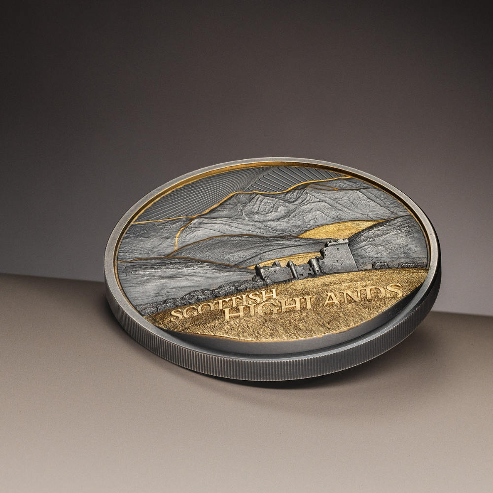 Scottish Highlands Golden Landscapes 2 Oz Silver Coin 2026 CIT COIN INVEST AG