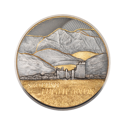 Scottish Highlands Golden Landscapes 2 Oz Silver Coin 2026 CIT COIN INVEST AG