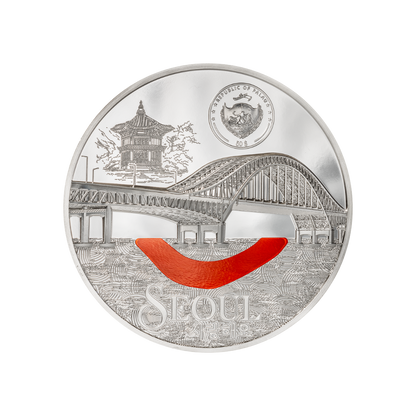 Seoul Tiffany Art Metropolis 1 Kg Kilo Silver Coin 2024