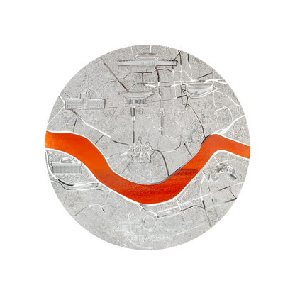 Seoul Tiffany Art Metropolis 1 Kg Kilo Silver Coin 2024