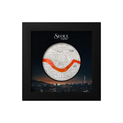 Seoul Tiffany Art Metropolis 3 Oz Silver Coin 2024