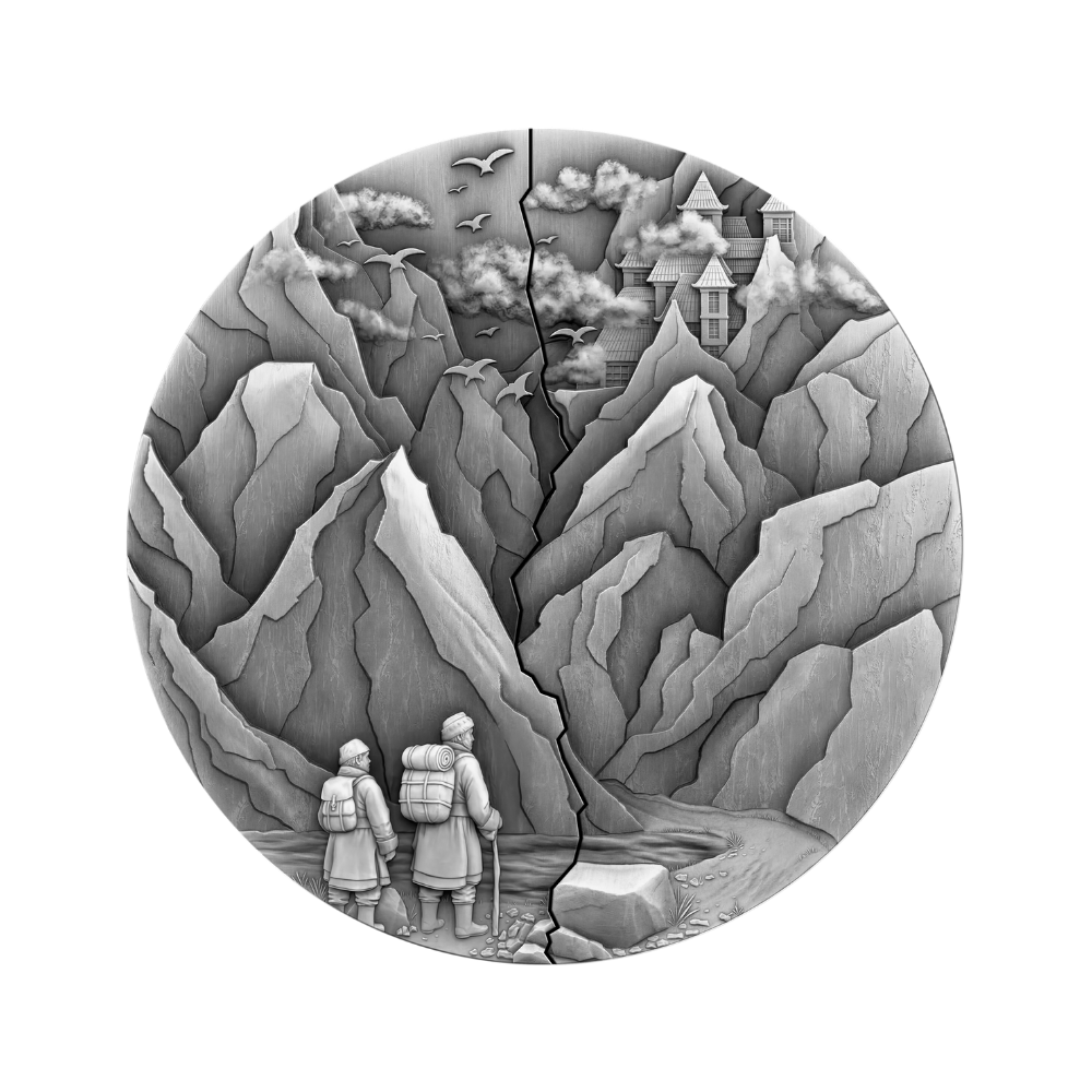 Shangri-La Sliding Door Technique 5 Oz Silver Coin 2026 MDM