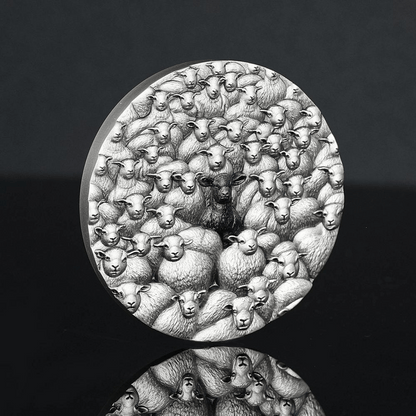 Sheep B-Different 2 Oz Silver Coin 2025
