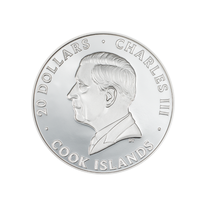 Silver Burst Rhino 3 Oz Silver Coin 2025