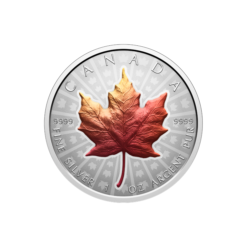 Silver Maple Leaf 1 Oz Fine Silver Ultra High Relief Coin Canada 2026 Royal Canadian Mint