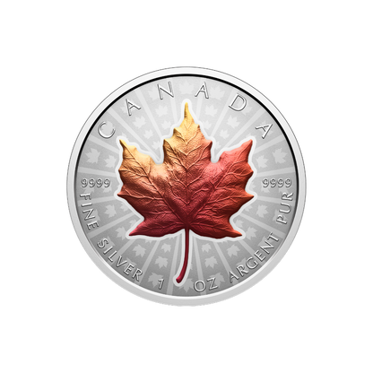Silver Maple Leaf 1 Oz Fine Silver Ultra High Relief Coin Canada 2026 Royal Canadian Mint
