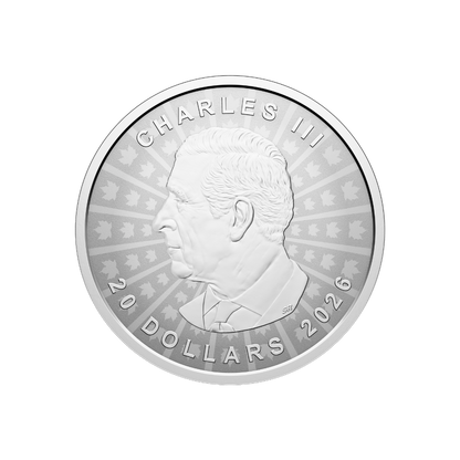 Silver Maple Leaf 1 Oz Fine Silver Ultra High Relief Coin Canada 2026 Royal Canadian Mint