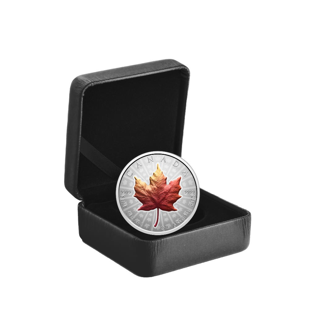 Silver Maple Leaf 1 Oz Fine Silver Ultra High Relief Coin Canada 2026 Royal Canadian Mint