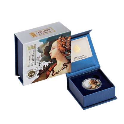 Simonetta Vespucci Timeless Beauty Silver Coin 2025
