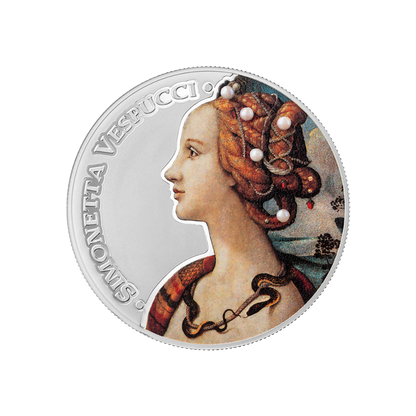 Simonetta Vespucci Timeless Beauty Silver Coin 2025