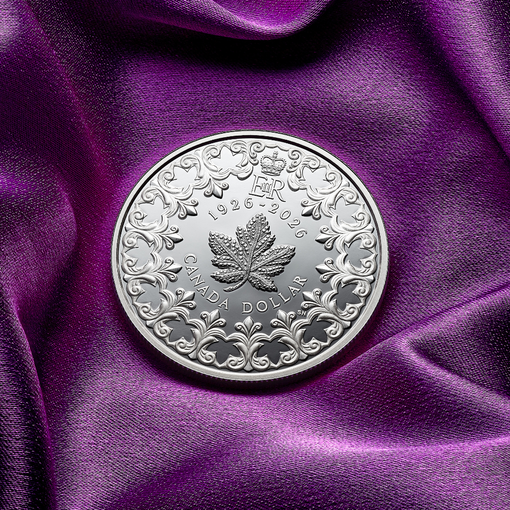 Special Edition Proof Silver Dollar 100th Anniversary of the Birth of Queen Elizabeth II 2026 Royal Canadian Mint