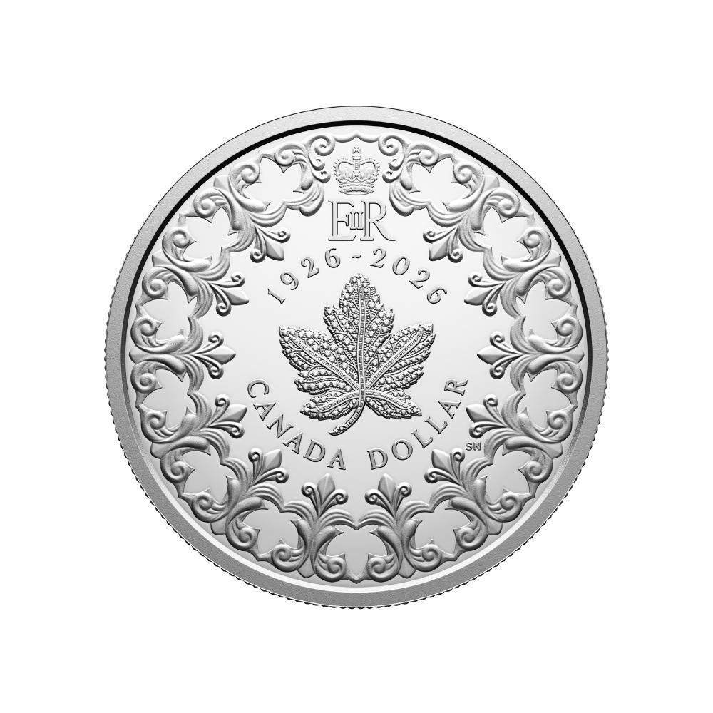 Special Edition Proof Silver Dollar 100th Anniversary of the Birth of Queen Elizabeth II 2026 Royal Canadian Mint
