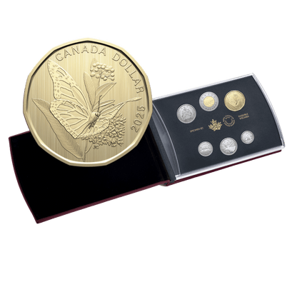 Specimen Set Monarch Butterfly Canada 2025 - Parthava Coin