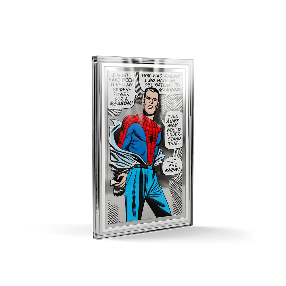 Marvel The Power, The Duty, The Choice 1 Oz Silver Collectible Agoro