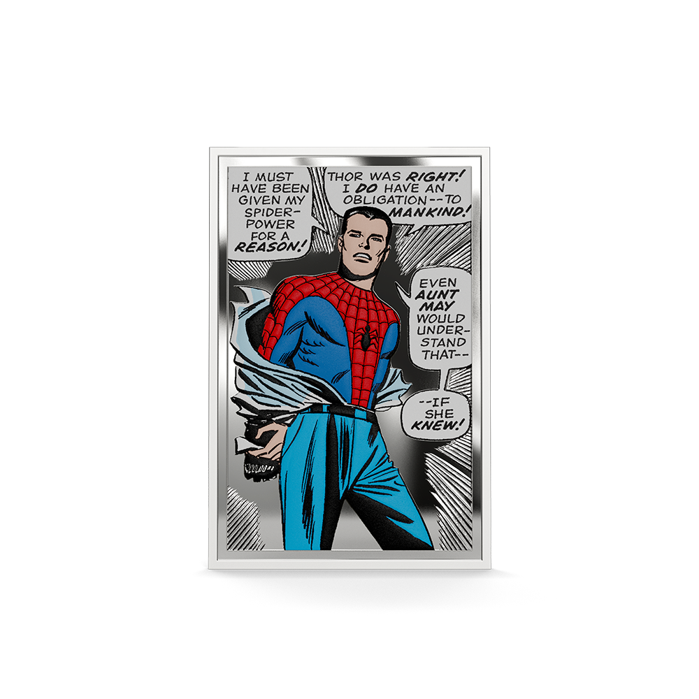 Marvel The Power, The Duty, The Choice 1 Oz Silver Collectible Agoro