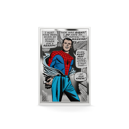 Marvel The Power, The Duty, The Choice 1 Oz Silver Collectible Agoro