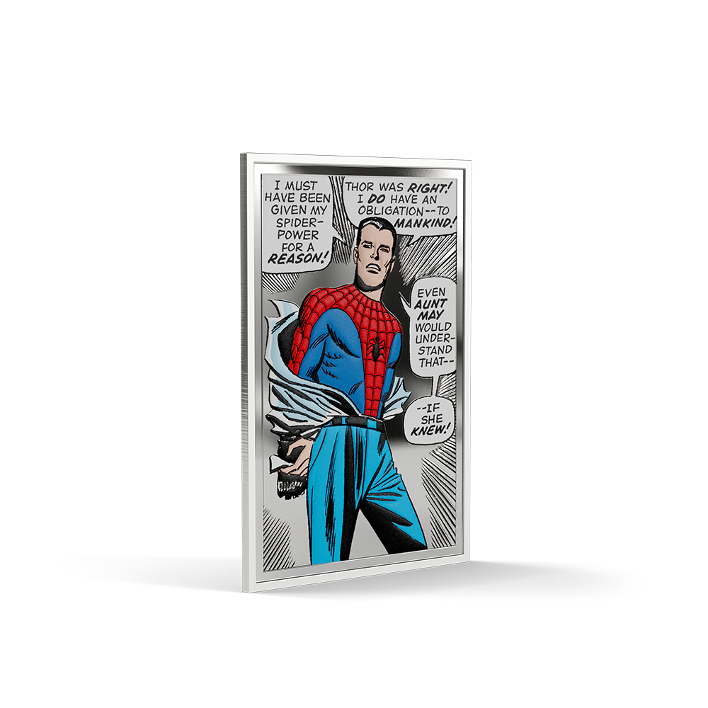 Marvel The Power, The Duty, The Choice 1 Oz Silver Collectible Agoro