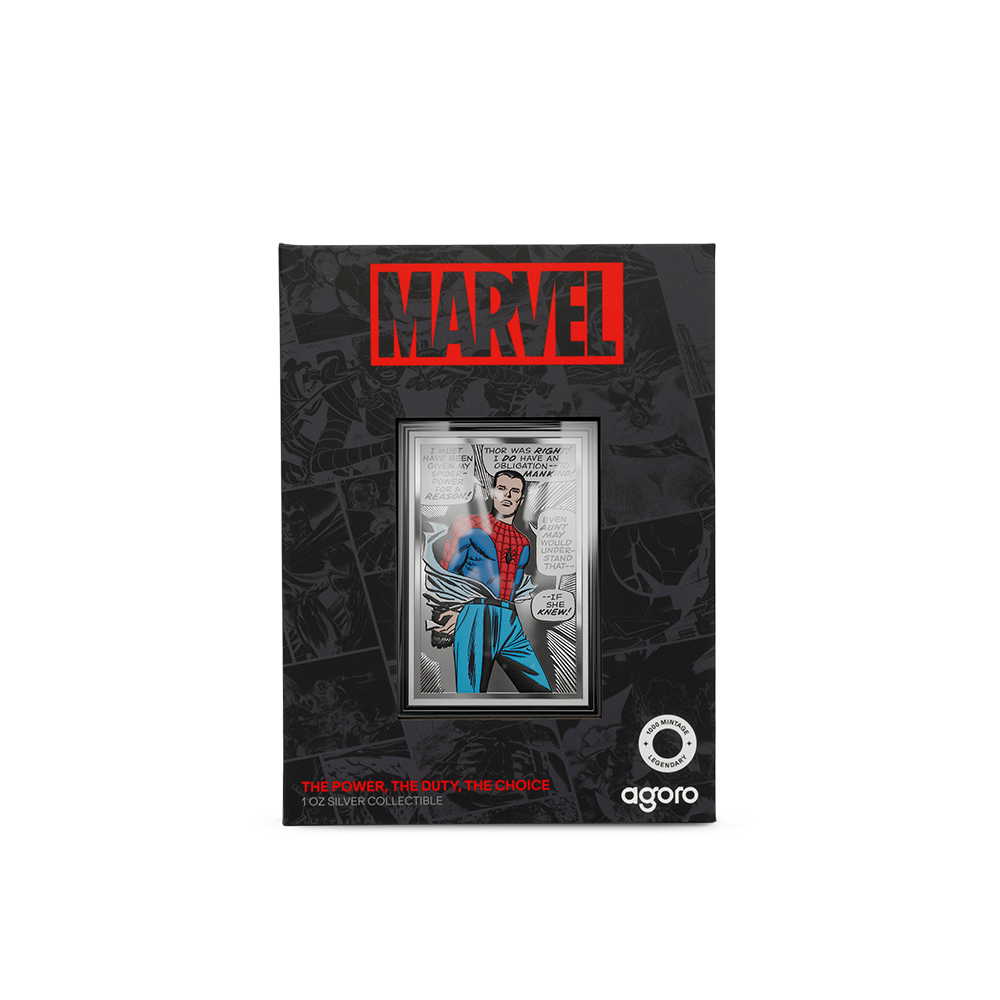 Marvel The Power, The Duty, The Choice 1 Oz Silver Collectible Agoro