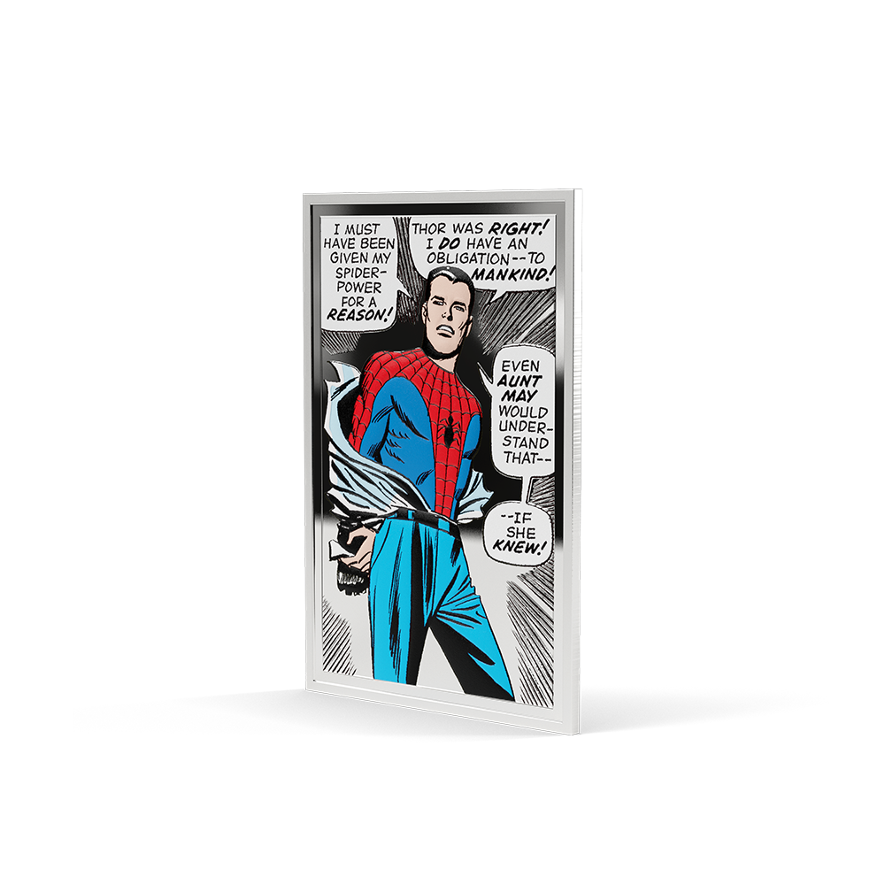 Marvel The Power, The Duty, The Choice 1 Oz Silver Collectible Agoro