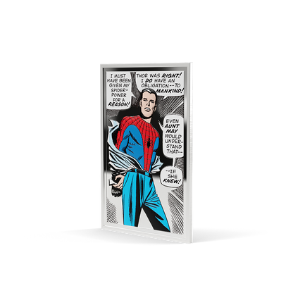 Marvel The Power, The Duty, The Choice 1 Oz Silver Collectible Agoro