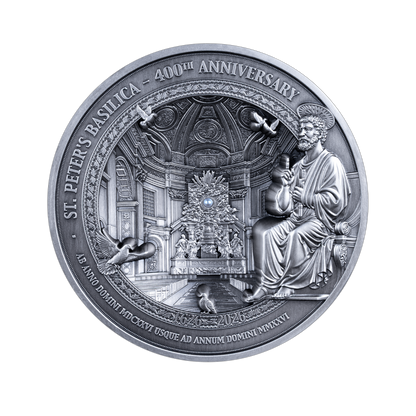 St. Peter's Basilica 400g Silver Coin 2026 MDM