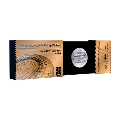 Stadium Sliding Door FIFA World Cup 5 Oz Silver Coin 2026