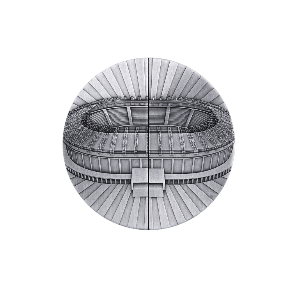 Stadium Sliding Door FIFA World Cup 5 Oz Silver Coin 2026