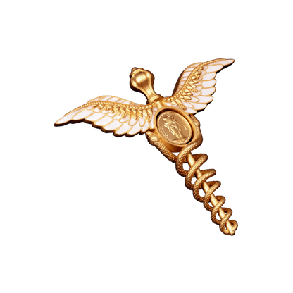 Staff of Hermes "Caduceus" 2 Oz Silver Coin 2025