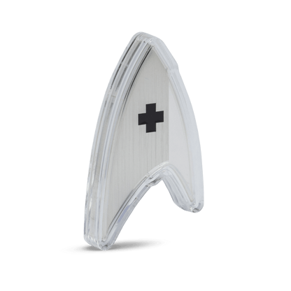 STARFLEET DIVISIONS STAR TREK Medical Insignia 1 Oz Silver Coin $2 Niue 2025 - PARTHAVA COIN